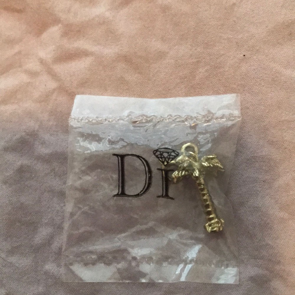 Gold Palm Tree Charm